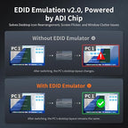 TESmart 8K@60Hz HDMI KVM Switch 2 Computers 1 Monitor, USB 3.0 HDMI KVM Switch - Image 7