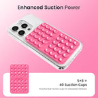 2PCS Silicone Suction Cup Phone Case Mount Double Sided, Hands-Free Phone - Image 3