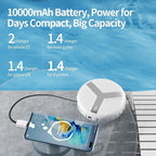Vivilumens Rugged Power Bank Outdoor Charger 10000mAh USB-C Fast Charging Cable - Image 3