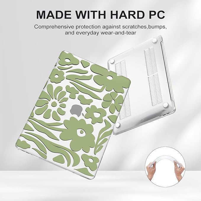 iCasso Compatible with MacBook Air 13 inch Case 2020-2018 Release M1 A2337 - Image 3