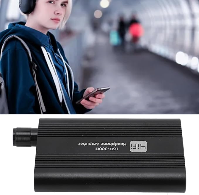 Portable Headphone Amplifier, 1500mAH Battery Earphone Amplifier 3.5mm AUX - Image 2