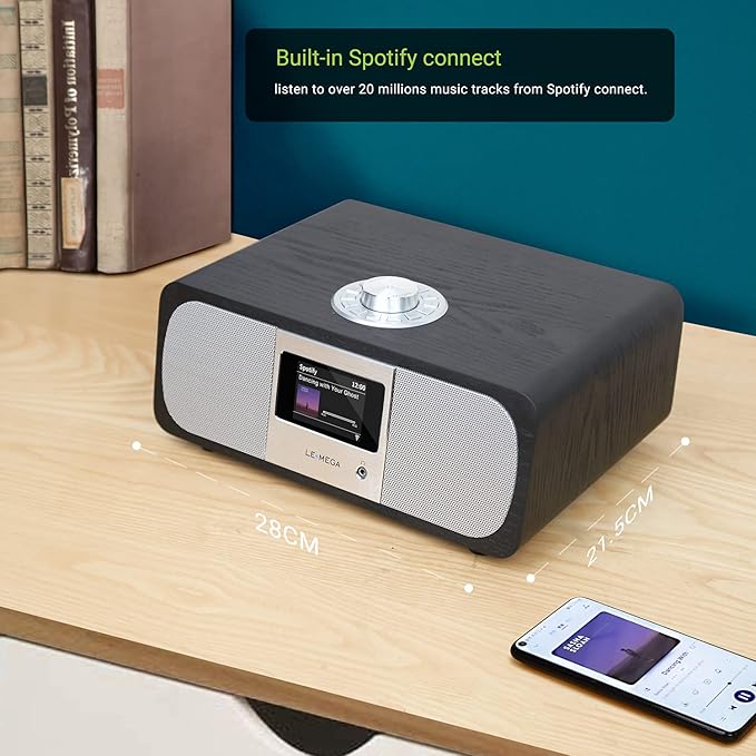 Internet Radio, FM Radio, Spotify Conect, 2.1 Music System, Lemega M3P - Image 3