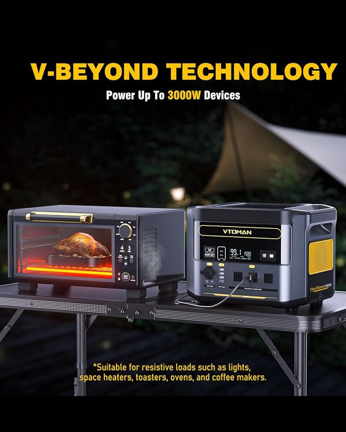 VTOMAN FlashSpeed 1500 Portable Power Station 1548Wh - Image 8