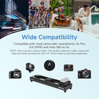 Accsoon Motorized Camera Slider, Adjustable 16''/40 cm Bluetooth Video Slider - Image 4