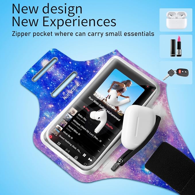 Phone Holder for Running-Arm Band for Running for iPhone & Samsung Galaxy - Image 2
