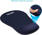 TECKNET 2 Pack Mouse Pad with Wrist Support, Ergonomic Gaming Mouse Pad Pain - Image 3