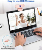 Webcam for PC&1080P HD Web Cam, Webcam - Image 6