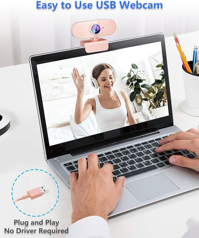 Webcam for PC&1080P HD Web Cam, Webcam - Image 6