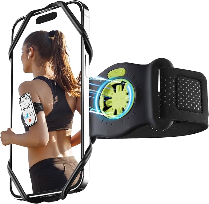 BONE Run Tie Connect Kit 2 Magnetic, Magnetic Running Phone Holder, Detachable by Bone