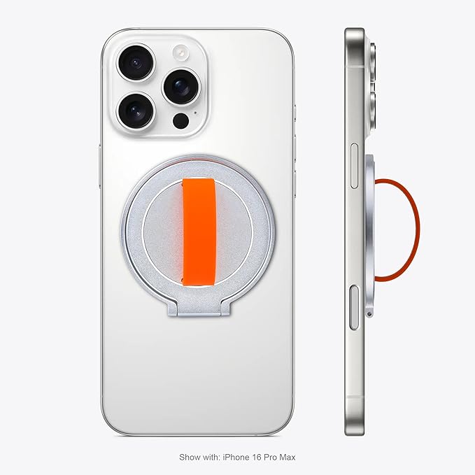 Grat 3 Magnetic Phone Grip Kickstand, 360° Rotatable Phone Loop Holder - Image 9