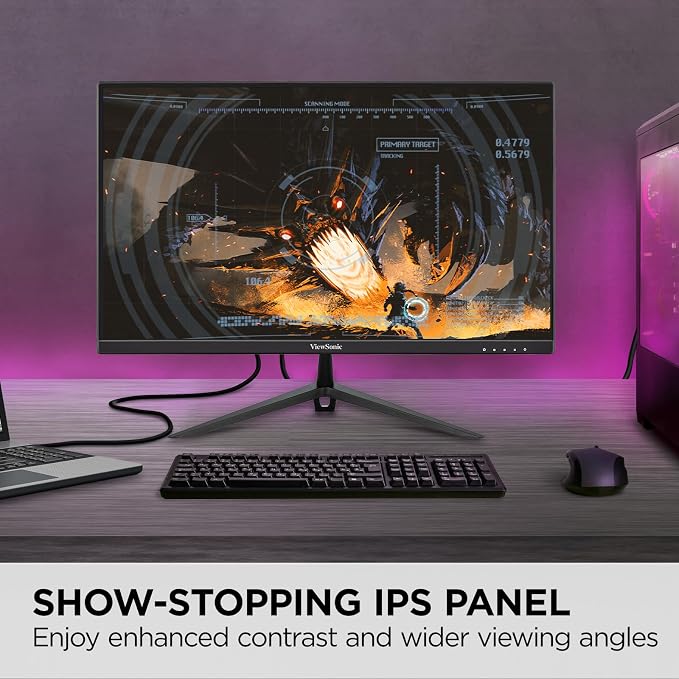 ViewSonic VX2428A 24 Inch 1080p 0.5ms 180Hz IPS Gaming Monitor - Image 3