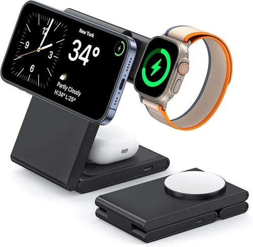 3 in 1 Wireless Charging Station by CUCICU