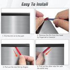Edge Trim, 3/32" Rubber Edge Trim, Flexible Self Adhesive U Channel Edge - Image 6