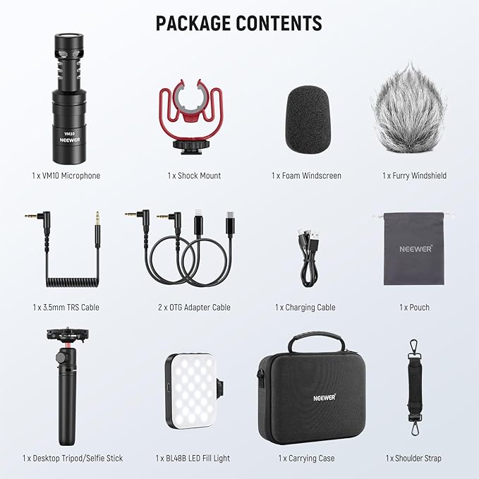 NEEWER Basics PA050 Vlogging Kit - Image 9