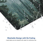 Mouse Pad, Mist Forest Mouse Pad, Washable Square Cloth Mousepad - Image 5