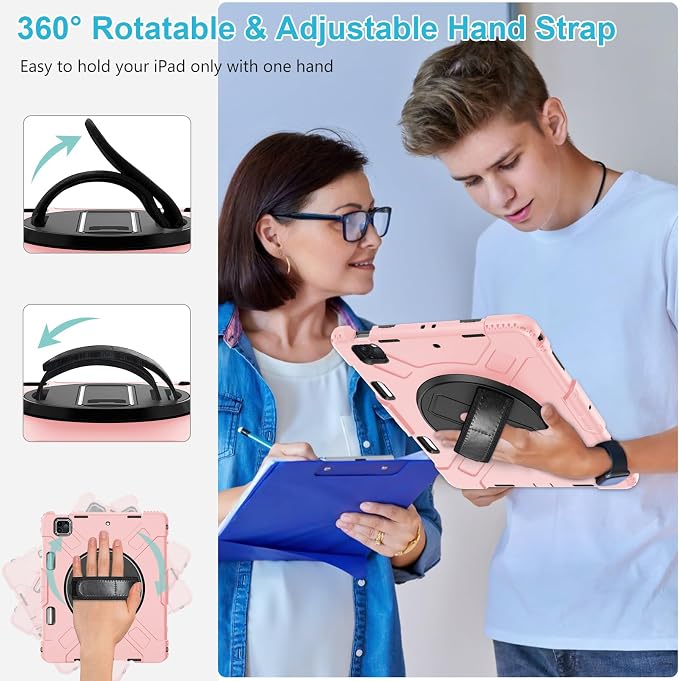 Case for iPad Pro 12.9 2022/2021/ 2020/2018: Cover for iPad Pro 12.9 6th/ 5th/ - Image 4