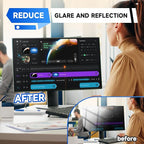 IPROKKO 【2 Pack】 24 inch Anti-Blue Light monitor Screen Protector - Image 5