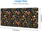 Gaming Mouse Pad Floral Desk Mat, Botanical Mouse Pad, Vintage Desk Mat - Image 2