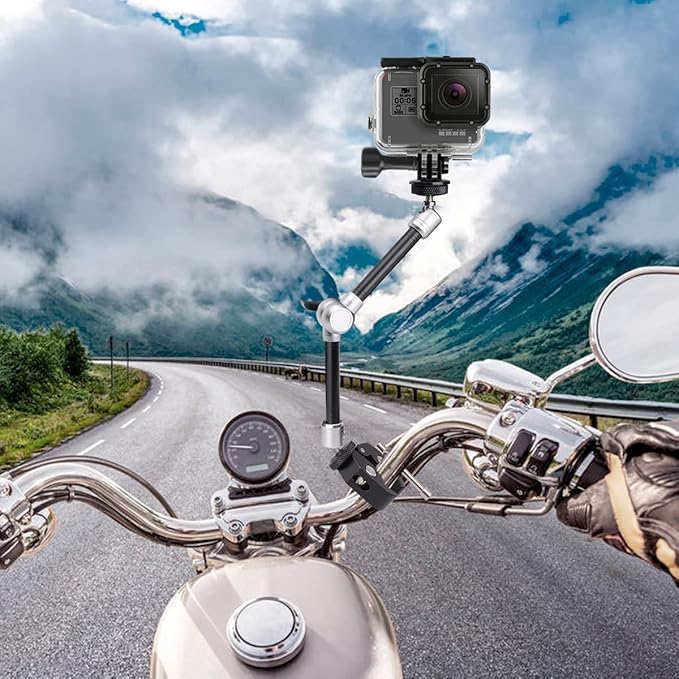 11" Adjustable Magic Arm DSLR Mirrorless Action Camera Camcorder Smartphone LCD - Image 6