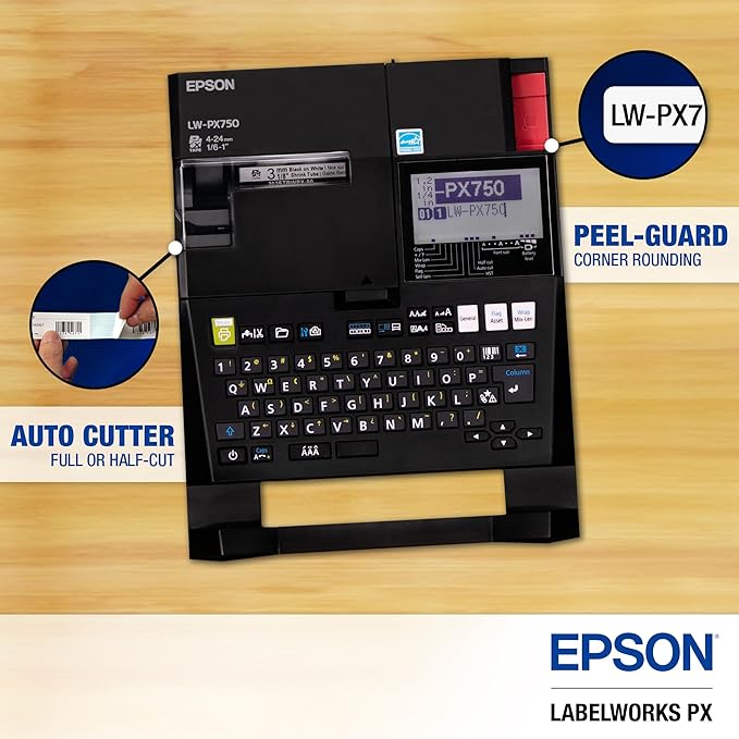 LABELWORKS Epson LW-PX750PCD Industrial Label Maker Kit - Image 4