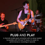 Xvive U45 Wireless in Ear Monitor System 5.8ghz IEM System Transmitter and - Image 5
