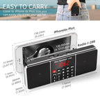 PRUNUS J-288 Portable Radio AM FM Radio - Image 2