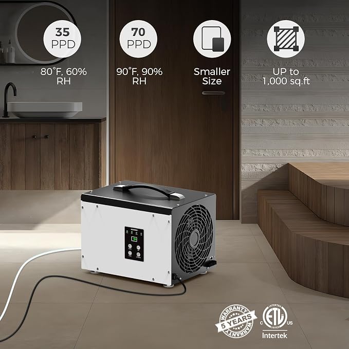 ALORAIR Crawl Space/Basement Dehumidifier 70 Pint - Image 3