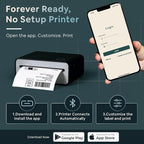 Wireless Return Label Printer – Compact, Battery-Powered & Easy-to-Use Package - Image 5