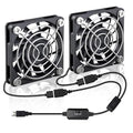 2 Packs Wathai 60mm x 10mm USB Computer Fan 5V by Wathai