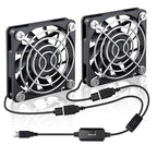 2 Packs Wathai 60mm x 10mm USB Computer Fan 5V by Wathai