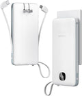 TESSAN Portable Charger with Built in Cables, 10000mAh Power Bank Fast Charging by TESSAN
