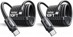 LISEN USB C Cable Charger Type C Soft Silicone USBC to USBC by Lisen