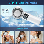 Handheld Turbo Fan with Ice Cooler, Rechargeable Personal Fans, 1-199 - Image 3