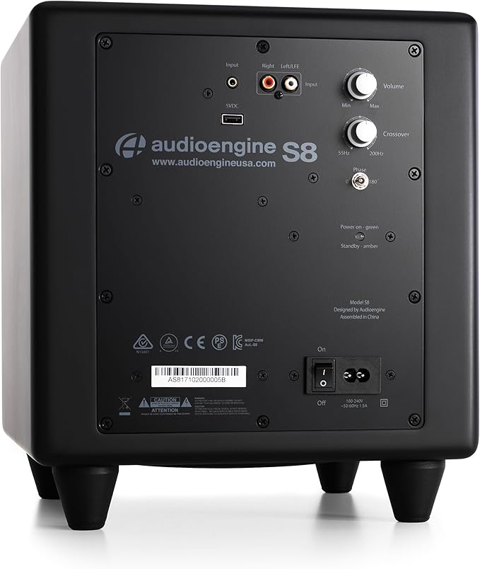 Audioengine S8 250W Wireless Subwoofer Kit - Image 2