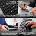 Cherry Stream Comfort Desktop Wireless Keyboard and Mouse | USB SX Scissors - Image 5