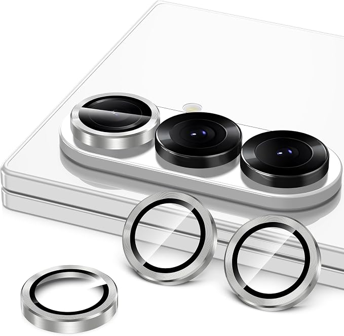for Samsung Galaxy Z Fold 7 Camera Lens Protector, Individual Metal Ring - Image 2