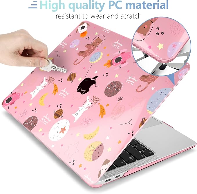 MEEgoodo for MacBook Air 13 inch Case 2021 2020 2019 2018 Released A2337 M1 - Image 3