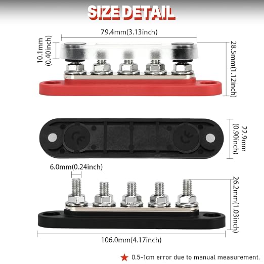 150A 12V Power Distribution Block - Image 6