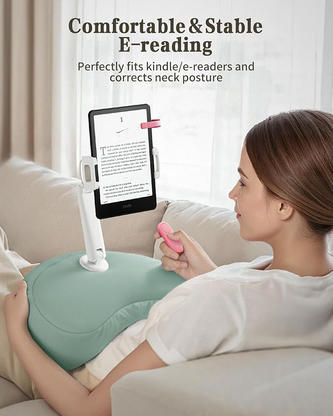 SAIJI Kindle Pillow Stand, iPad Stand Compatible - Image 2