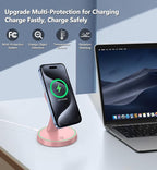 Magnetic Wireless Charger Stand 15W Fast Mag-Safe Charger - Image 4