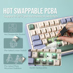 EPOMAKER x Aula F75 Gasket Mechanical Keyboard, 75% Wireless Hot Swappable - Image 4