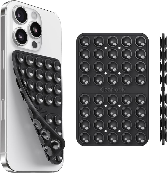 Klearlook Silicone Suction Cup Phone Case Mount Double Sided, Silicon Sticky by KlearlookMaximizedClarity