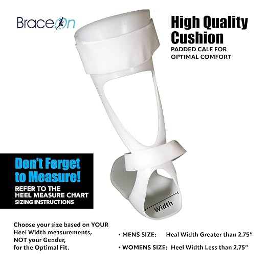 BraceOn AFO Swedish Foot Stabilizer, Drop Foot Brace - Image 5