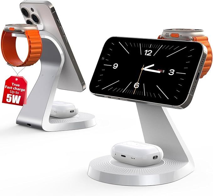 3 in 1 Charging Station for Apple Devices by PEFERIDA