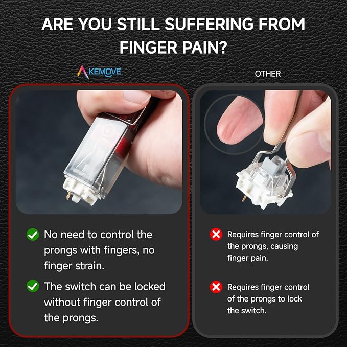 KEMOVE P10 2-in-1 Switch Puller Keycap Puller - Image 2