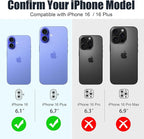 AGVEE 3+3 6 Pack for iPhone 16 6.1" / 16 Plus 6.7" Camera Lens Cover Protector - Image 2