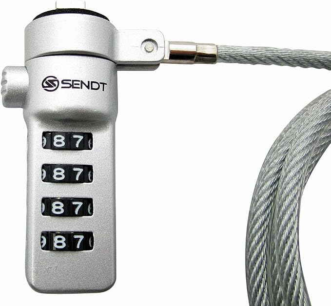 Sendt Notebook/Laptop Combination Lock Security Cable - Image 2
