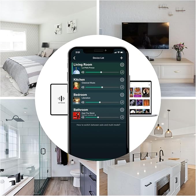 Arylic Up2stream S50 Pro+, Receiver Audio WiFi e Bluetooth, Preamplifier aptX - Image 5