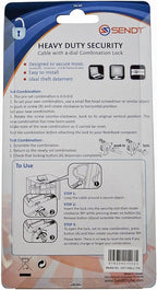 Sendt Pink Notebook/Laptop Combination Lock Security Cable - Image 4
