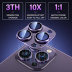Uyiton for iPhone 14 Pro/iPhone 14 Pro Max Camera Lens Protector, 9H Tempered - Image 2